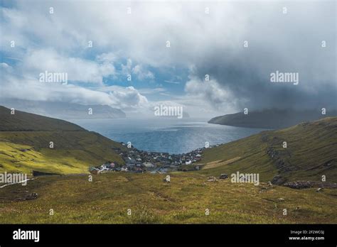 sun shining  small village    northern  village