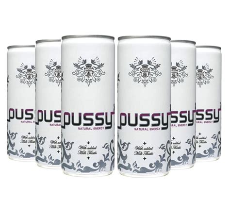 Pussy Natural Energy Drink Fl Oz Cans Ml Pack Of Energy Fitness Drinks