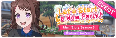 Lets Start A New Party Events List Girls Band Party Bandori