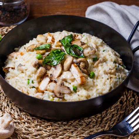 Chicken Risotto with Mushrooms - Catherine's Catering