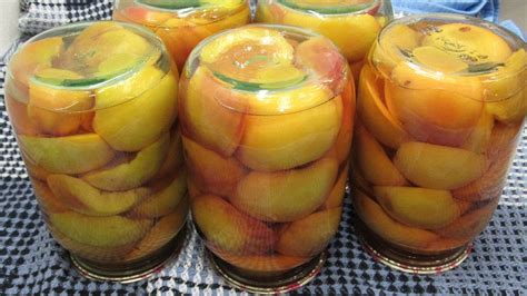 Персики в сахарном сиропе на зиму - 6 простых рецептов на