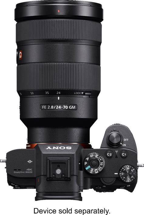 Best Buy: Sony Alpha a7R III Full-Frame Mirrorless 4k Video Camera (Body Only) Black ILCE7RM3/B