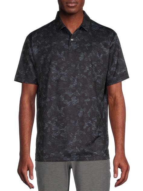 Ben Hogan Mens And Big Mens Short Sleeve Camo Print Polo Shirt Sizes S