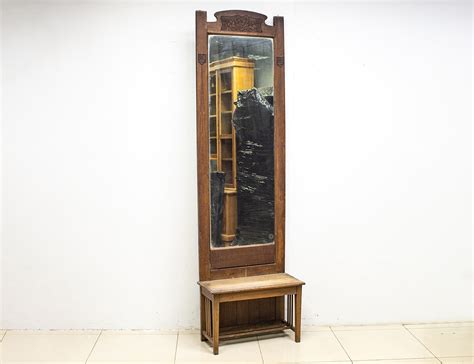 Контора К - Дубовое зеркало с консолью, артикул ЗК-20667