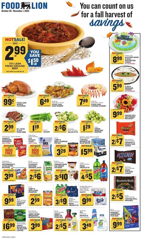 Food Lion Ad Circular 10 26 11 01 2022 Yulak