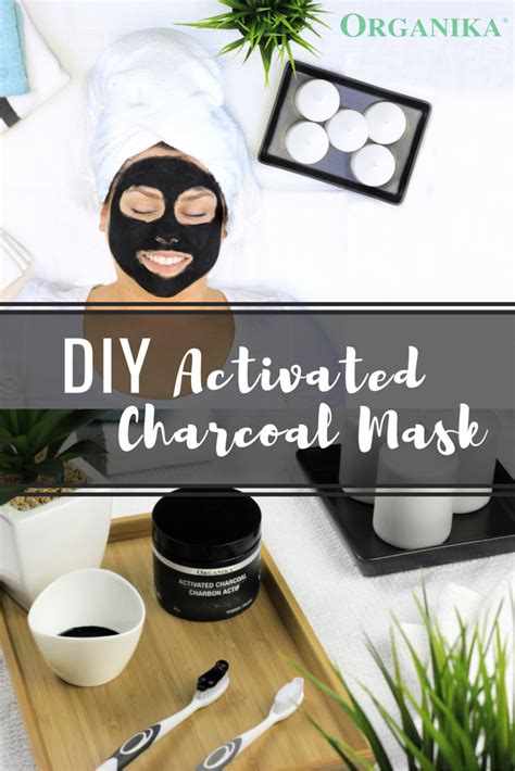 How To Make An Activated Charcoal Face Mask Activated Charcoal Mask Prevent Dry Skin Coconut