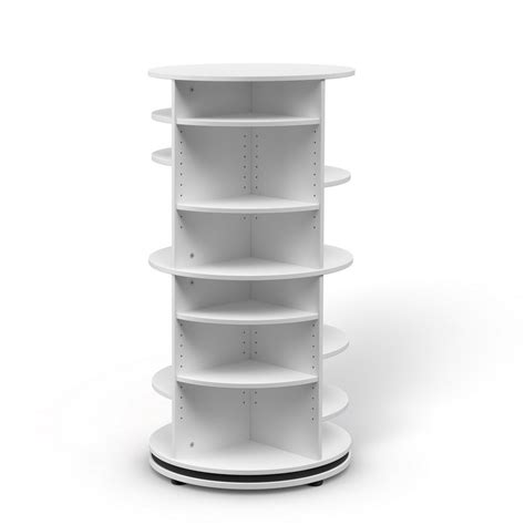 Круглый вращающийся стеллаж с полками moll Tower 64