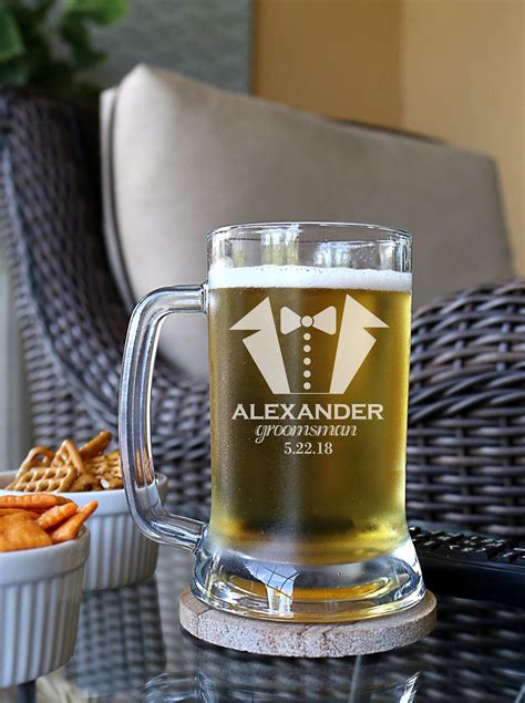 Groomsmen Gifts Groomsmen Beer Mug Gift For Groomsmen Personalized