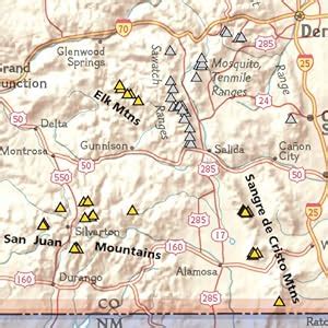 colorado ers map pack bundle national geographic trails