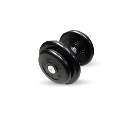 Гантели Mb Barbell MB-FdbM-B16 чёрная, неразборная, с вращающающейся ...