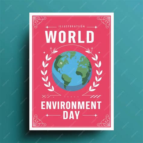 Premium Photo World Environment Day Poster Illustration