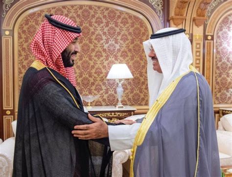 ولي العهد يستقبل رئيس مجلس وزراء الكويت ويتسلم رسالة خطية للملك سلمان