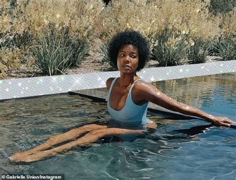 Gabrielle Union Flaunts Summer Body In Sky Blue Bikini As She Shows Her