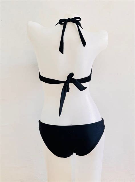 Medium Roxy Bikini Top Women S Fashion Swimwear Bikinis Swimsuits On Carousell