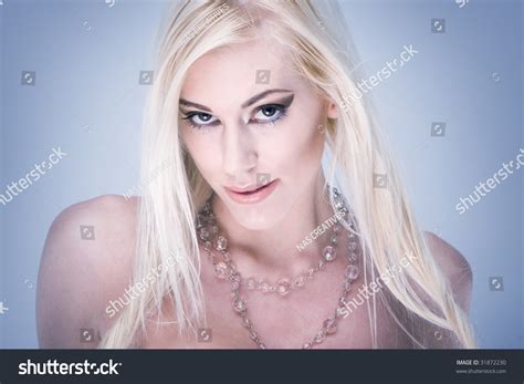 Fashion Portrait Beautiful Girl Blonde Hair Stock Photo 31872230 Shutterstock