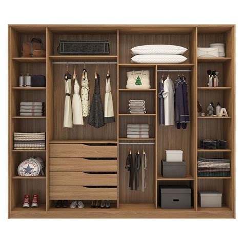 Guarda Roupa Casal Ambiente Laredo Amêndola Touch Nude Prime Flex Demartez