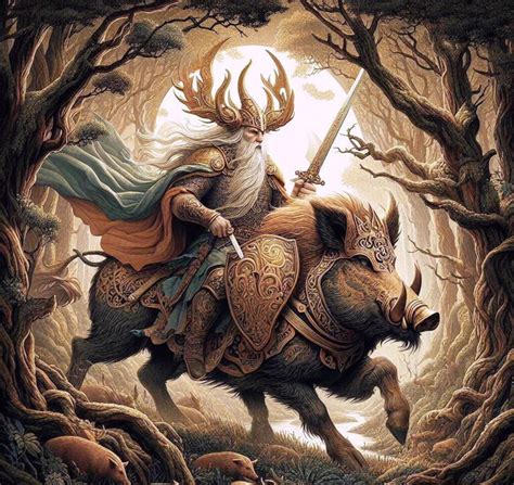 Freyr Norse Fertility God Mythicalcreatures Info