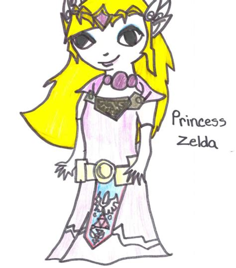 Princess Zelda The Wind Waker By Raccoon Blood Rose On Deviantart