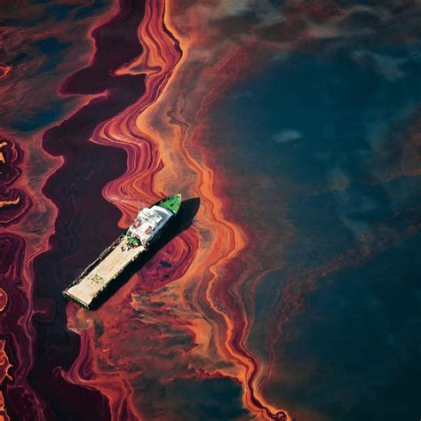 bp oil spill  space