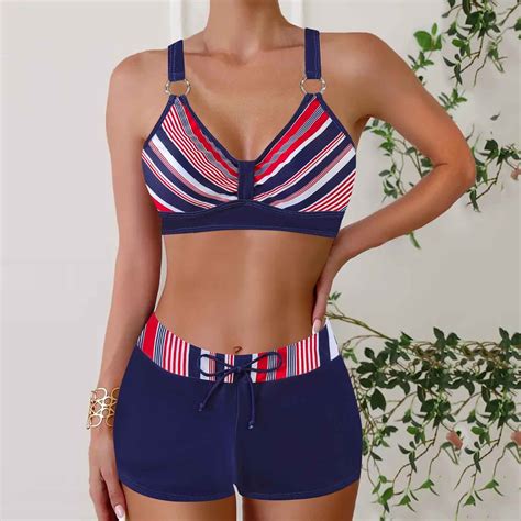 Uppada Women S Floral Printed Bathing Suit Halter Summer Swimsuit Bikinis Set String Bikini Set