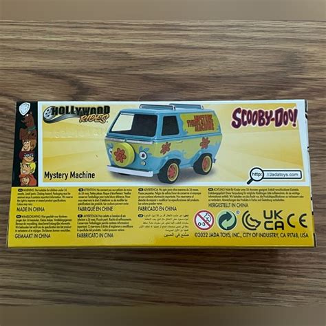 Jada Toys Toys Scoobydoo Scooby Doo Mystery Machine Diecast Jada Hollywood Rides 32 132