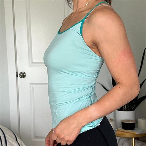 Arcteryx Tank Light Blue Size Xs Gently Worn Depop
