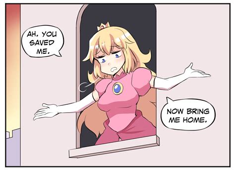 Safebooru Girl Blonde Hair Blue Eyes Bowsette Breasts Brooch Castle Comic Crown Dress Elbow