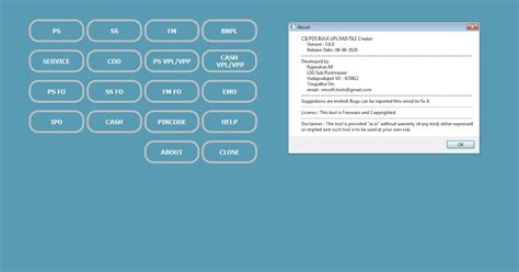 CSI POS BULK UPLOAD FILE CREATOR Version 5.0.0