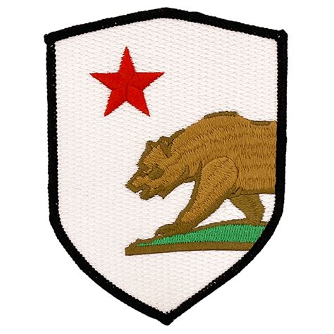 California State Guard Ssi Patch Full Color Sew On For Agsu