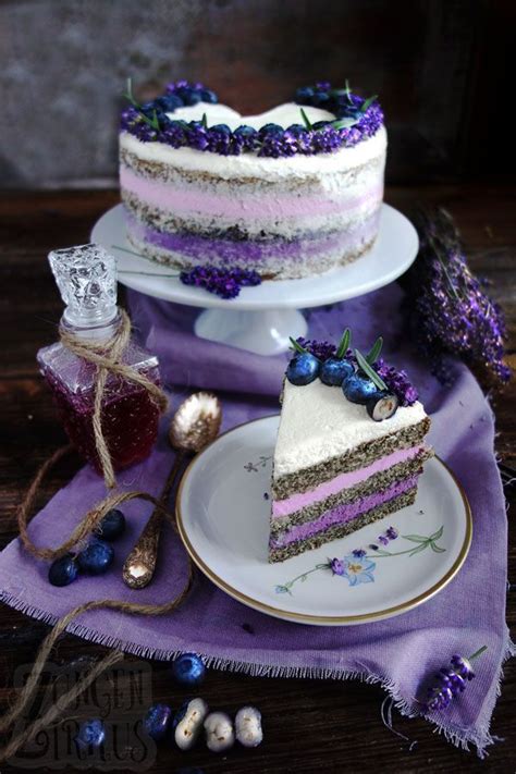 Naked Cake Mit Lavendel Und Heidelbeeren Zungenzirkus Artofit