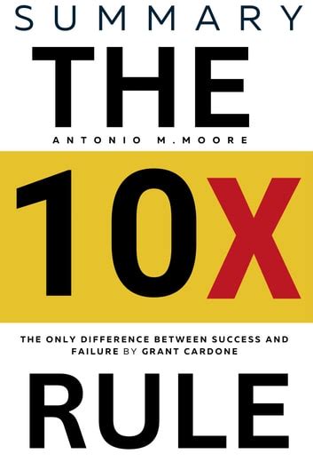 The 10x Rule The Only Difference Between Success And 43 Off