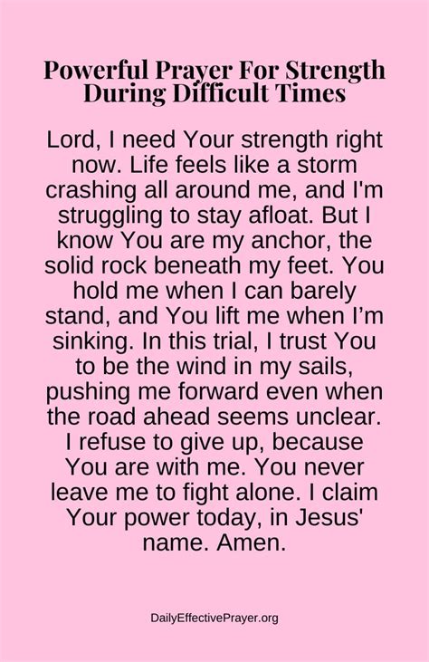 11 Powerful Prayers For Strength and Courage In Difficult Times