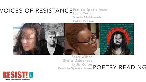 Voices Of Resistance Poetry Reading Youtube