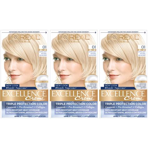 Buy L Oréal Paris Excellence Créme Permanent Hair Color Extra Light Ash Blonde Count