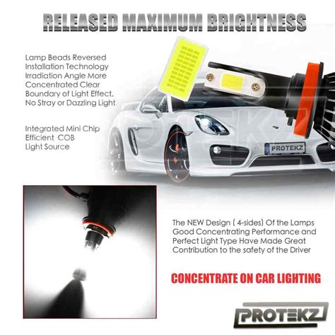 Led Headlight Protekz Kit H Hb High Low For Toyota Highlander