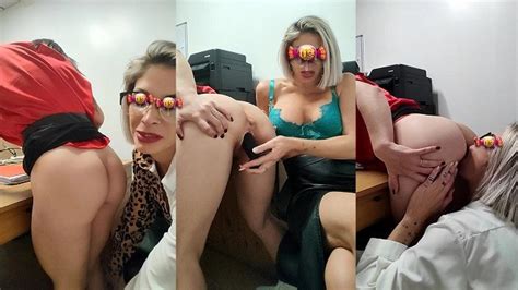 Milf Secr Taire Baise Sa Stagiaire Au Bureau Pour Son Dernier Jour De Stage