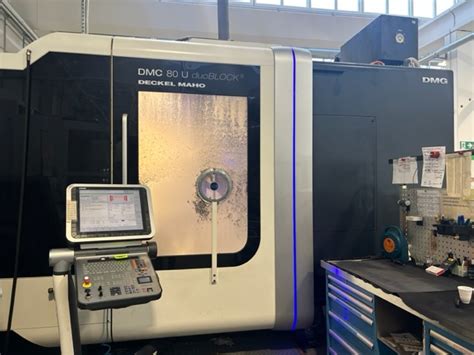 5 AXES UNIVERSAL MACHINING CENTER DECKEL MAHO DMC 80 U DuoBLOCK TECNO