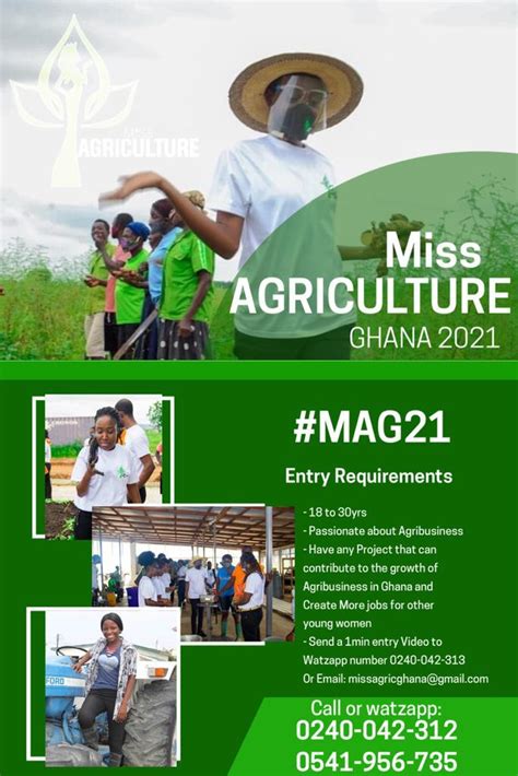 Application For The Miss Agriculture Ghana Pageant Begins Better