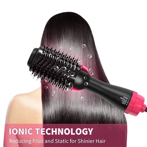 Hair Dryer 3 In 1 Negative Ion Hot Air Comb Dryer Curly Hair Straight Hair One Step Hairbrush