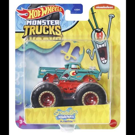 Hot Wheels Monster Trucks Spongyabob Kockanadr G Plankton J T Knet Hu