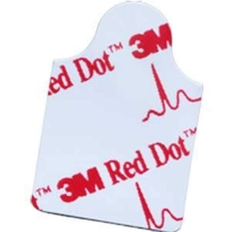 Red Dot Resting Ekg Electrode Count X Walmart