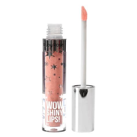 Gloss Labial Wow Shiny Lips Nude Rosado Ruby Rose Hb
