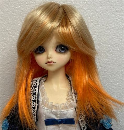 JoJo Wig Golden Blonde W Orange Size 5 6 Doll Peddlar