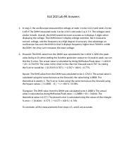 ELE 202 Lab 4.docx - ELE 202 Lab #4 Answers 1. In step 2 the ...