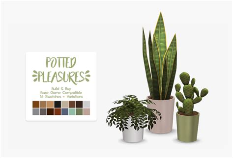 Sims 4 Maxis Match Plants, HD Png Download , Transparent Png Image ...