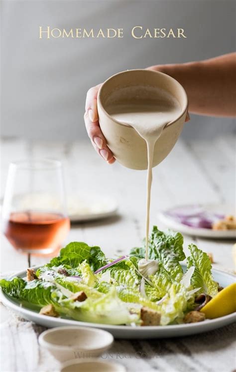 Caesar Salad Dressing Thats Easy Quick For Healthy Salads