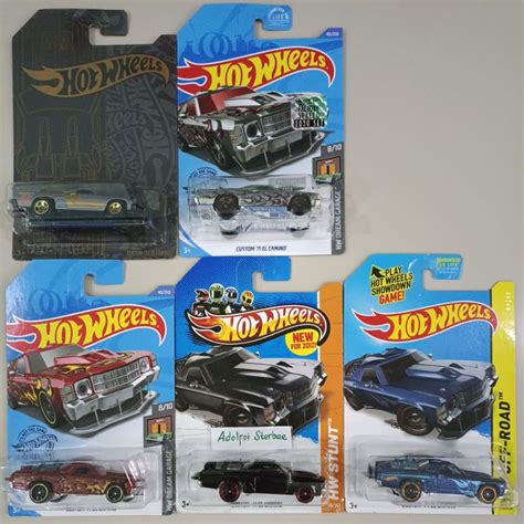 HOT WHEELS Hotwheels 風火輪定制 71 el camino 版 51 51 週年緞面鍍鉻 th re 蝦皮購物