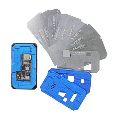 MiJing Z20 Pro Plantilla para Reballing para iPhone X a 14 (18 en 1)