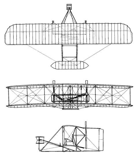 1903 Wright Flyer I Diagram