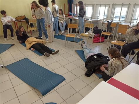 20 collégiens participent à la formation de Prévention et secours